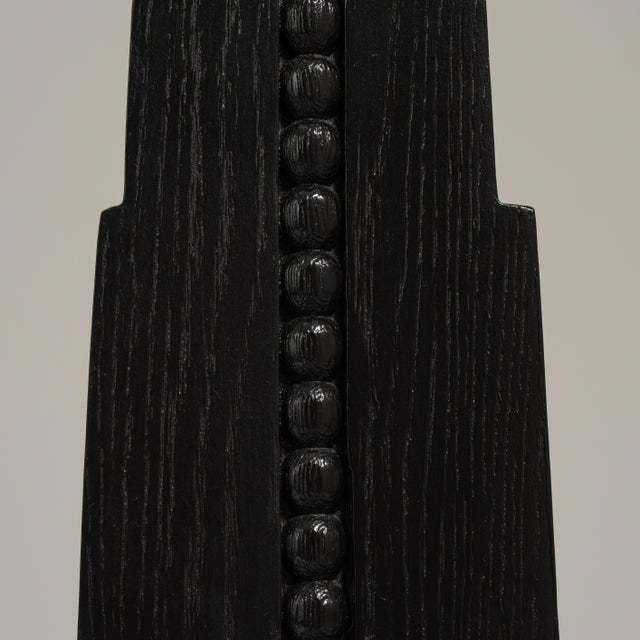 1920s French Black Arts and Crafts Upholstered Armchair For Sale - Image 12 of 15