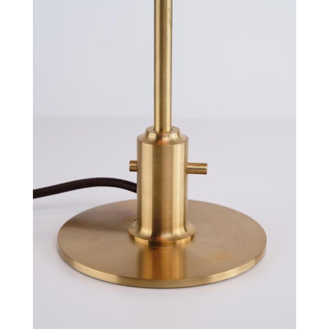 Model PH 2/1 Table Lamp in Brass with Amber Shades by Poul Henningsen for Louis Poulsen, 2017 For Sale - Image 9 of 11