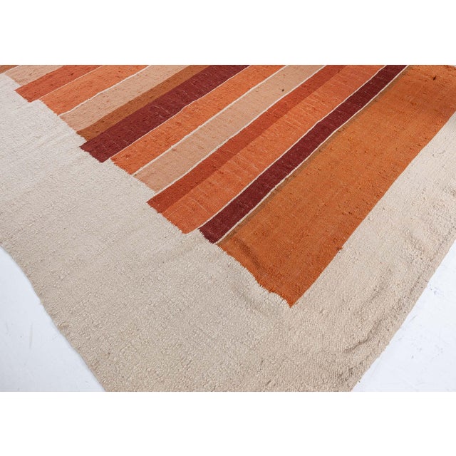 Mid-Century Modern Vintage Swedish Flat-Weave Rug, Doris Leslie Blau For Sale - Image 3 of 10