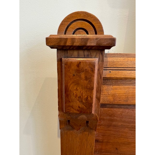 Wood Antique Victorian/Eastlake Walnut Full Size Bed For Sale - Image 7 of 15