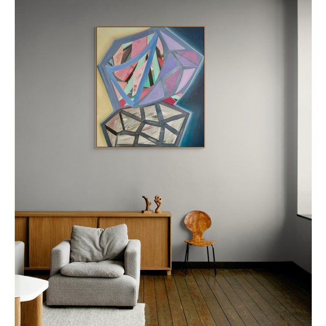 Unframed (sides painted white). Ashlynn Browning’s abstract works are a powerful exploration of psychological narrative...