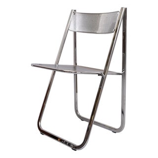 Chrome Folding Chair from Arrben, Italy, 1970s For Sale