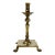 Vintage Lion Paw Brass Footed Candlestick Holder For Sale