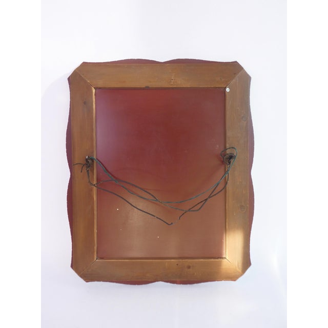 Venetian Etched Rectangular Wall Mirror, 1960s For Sale - Image 11 of 12