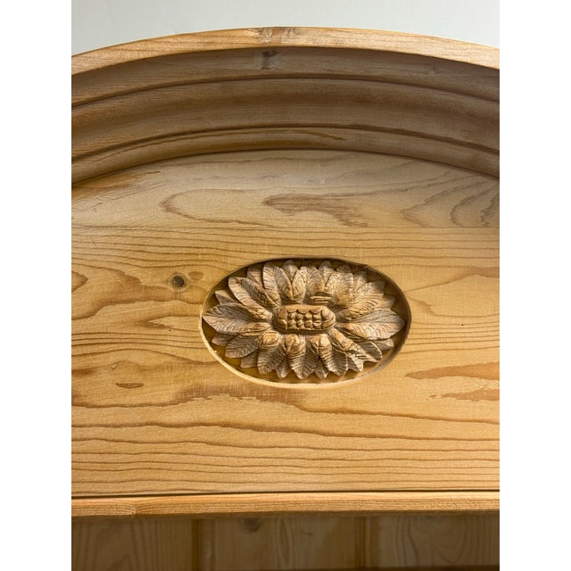 Vintage Cerused Scrubbed Pine Bookcase For Sale - Image 12 of 12