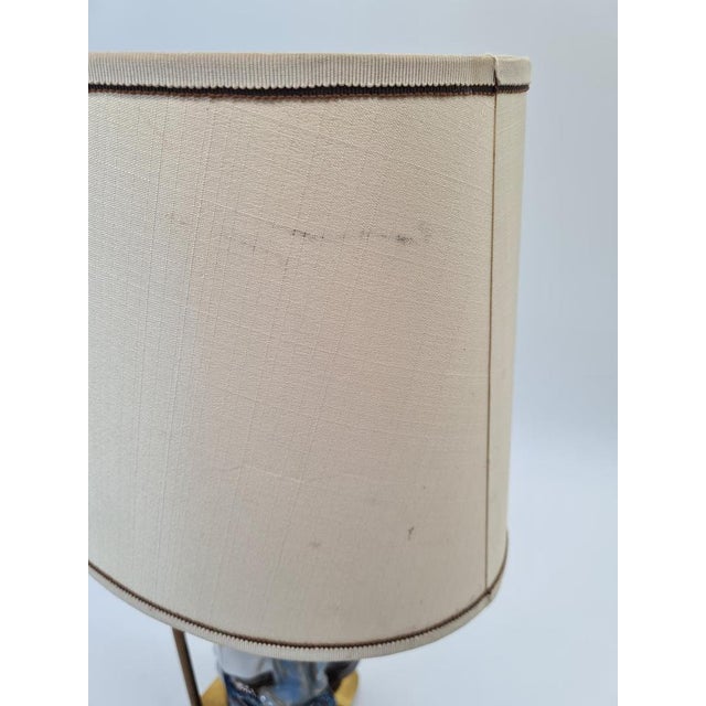 Ceramic Table Lamp with Fisherman Figurine, 1960s-1970s For Sale - Image 15 of 16
