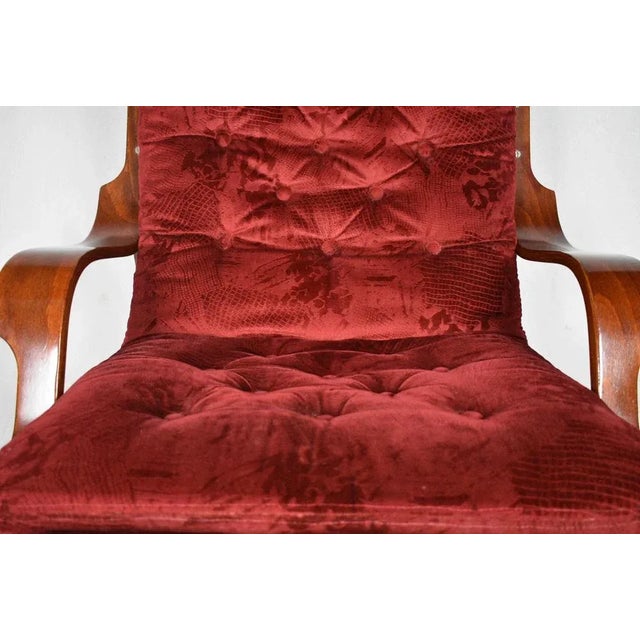 Set of Scandinavian Armchair & Tabouret, 1960s For Sale - Image 13 of 15