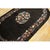 1920s Black Medallion Floral Antique Oval Chinese Art Deco Carpet 4'1" X 6'10" For Sale - Image 9 of 9