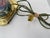 Vintage Chinoiserie Green Ceramic Floral Table Lamps With Brass Bases a Pair For Sale - Image 14 of 18