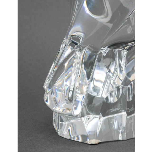 Baccarat Crystal Falcon Sculpture For Sale In New York - Image 6 of 11