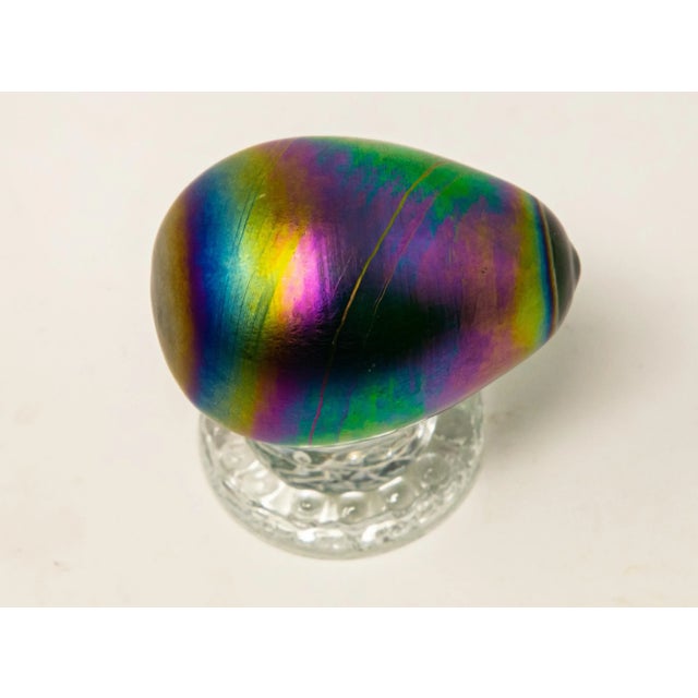 Mid 20th Century Art Glass Eggs- Set of 2 For Sale - Image 4 of 13