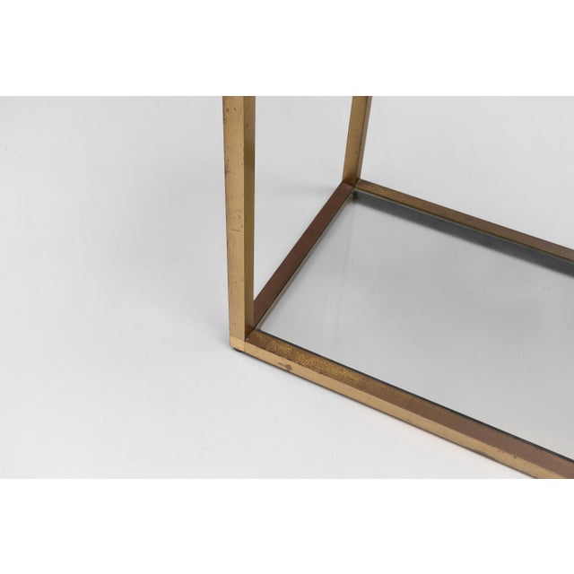 Metal Vintage Side Table, 1980s For Sale - Image 7 of 8