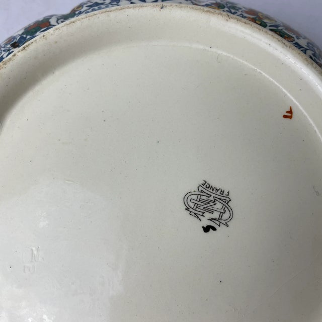 Paisely Bowl by Gien, 1920s For Sale - Image 9 of 10