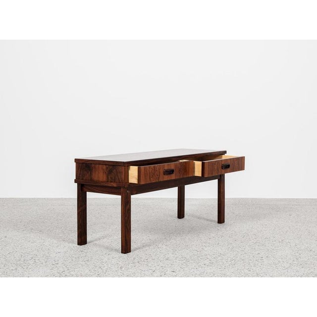 Mid-Century Modern Mid-Century Danish Chest of 2 Drawers in Rosewood, 1960s For Sale - Image 3 of 9