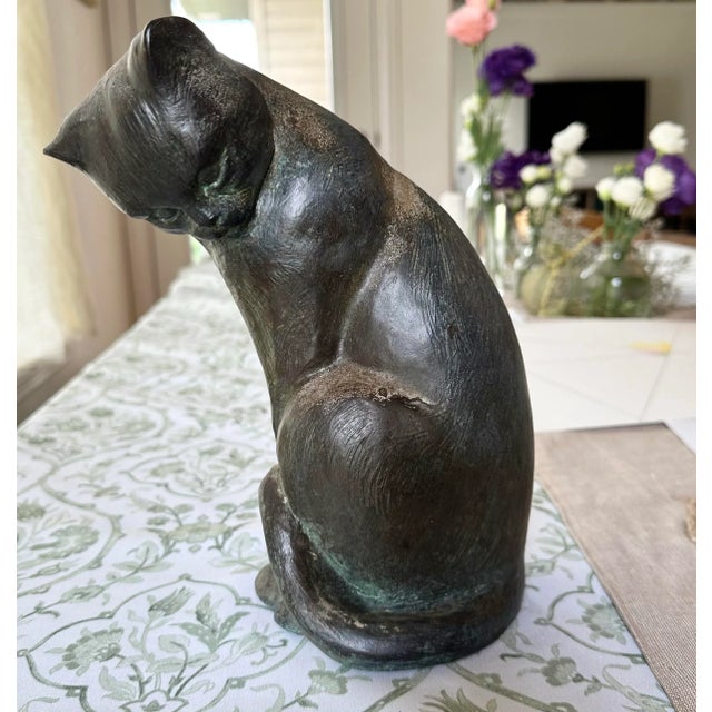 Austin Sculptures Cat 1978 For Sale - Image 6 of 6