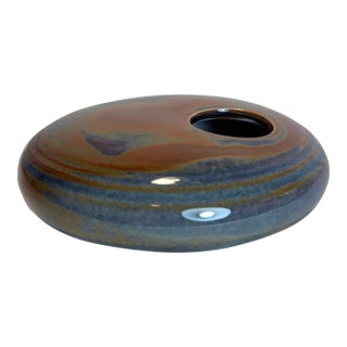 Signed Trent Gibbs Studio Pottery Ikebana Flower Frog, 2009 For Sale