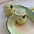 1940s American Chalk Paster Leaf Design Candle Wall Sconces a Pair For Sale - Image 11 of 11