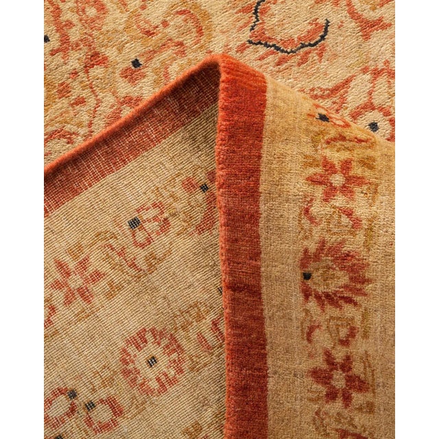 Mogul Collection Hand-Knotted Area Rug - Orange Collection 9' 2" X 12' 6" For Sale In New York - Image 6 of 10