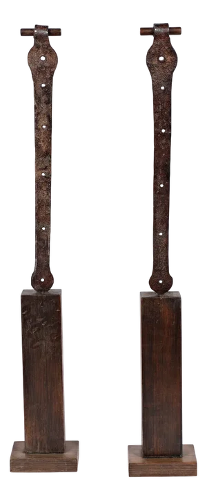 Iron Sculptures by Rolf Hans, Set of 2