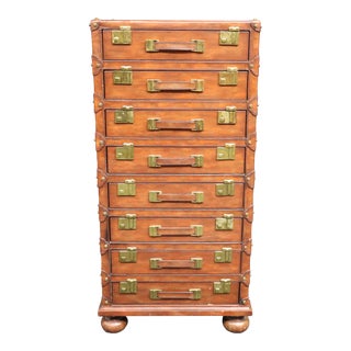 Maitland-Smith Gentleman's Luggage Chest For Sale