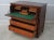 Traditional American Empire Cherry & Birdseye Maple Butler Desk Chest For Sale - Image 3 of 18