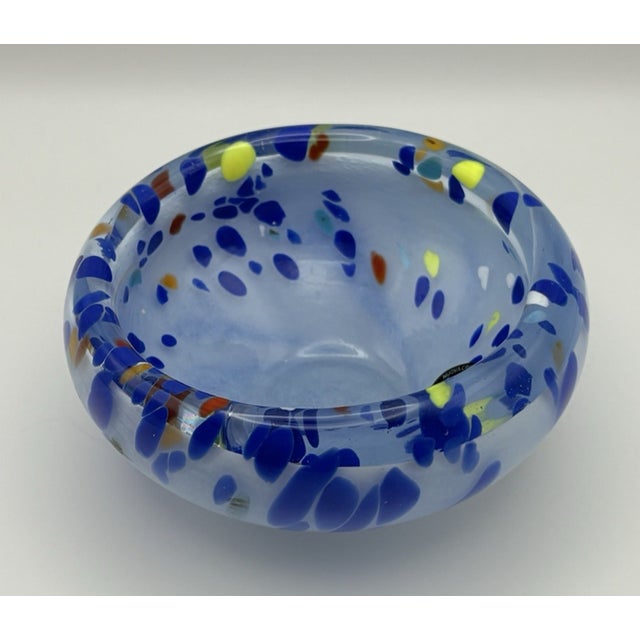 Bring a vibrant touch of Italian artistry to your collection with this **Vintage Mid-Century Modern Nuova Cristalleria...
