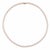 10k Rose Gold 60 CTTW Lab-Grown Diamond Tennis Necklace, 22 In For Sale - Image 4 of 7