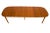 1970s Danish Teak Rounded Corners Extendable Rectangle Dining Table For Sale - Image 4 of 10