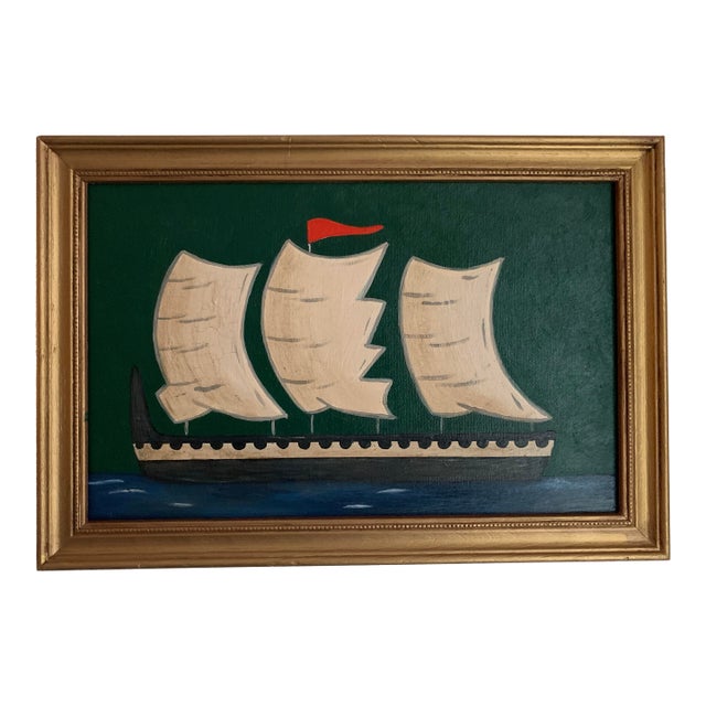 Contemporary Impressionist Style Seascape Painting, Framed For Sale