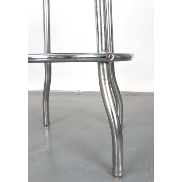 Pair of 1950s Hamilton Cosco Red Swivel Bar Stools For Sale - Image 9 of 10