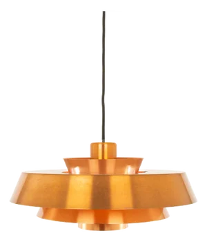 Copper Nova Pendant by Jo Hammerborg for Fog & Mørup, 1960s