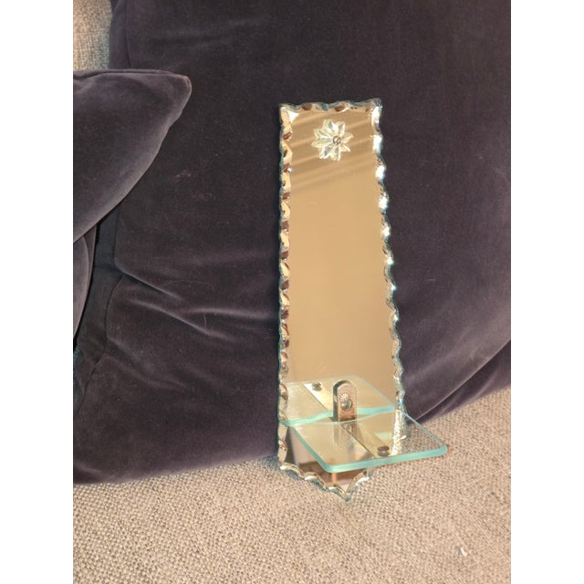 1940s Small Mirrored Shelf Bracket For Sale - Image 5 of 6