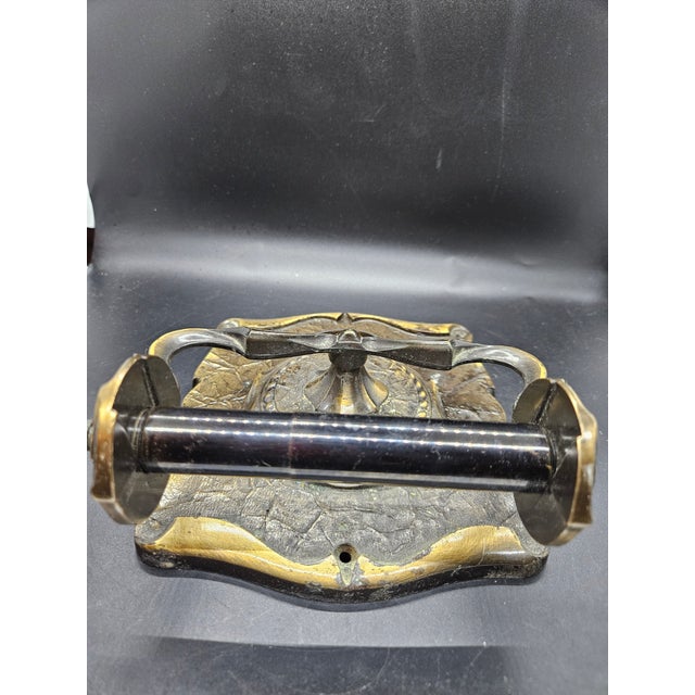 Vintage Amerock Carriage House Toliet Tissue Holder Antique English 9055-AE