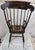 Antique American Windsor Rocking Chair With Original Black Paint and Gilt Decoration For Sale - Image 4 of 6