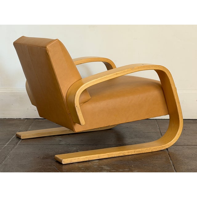 Vintage 1980's Alvar Aalto Artek 400 Tank Chair For Sale - Image 10 of 16