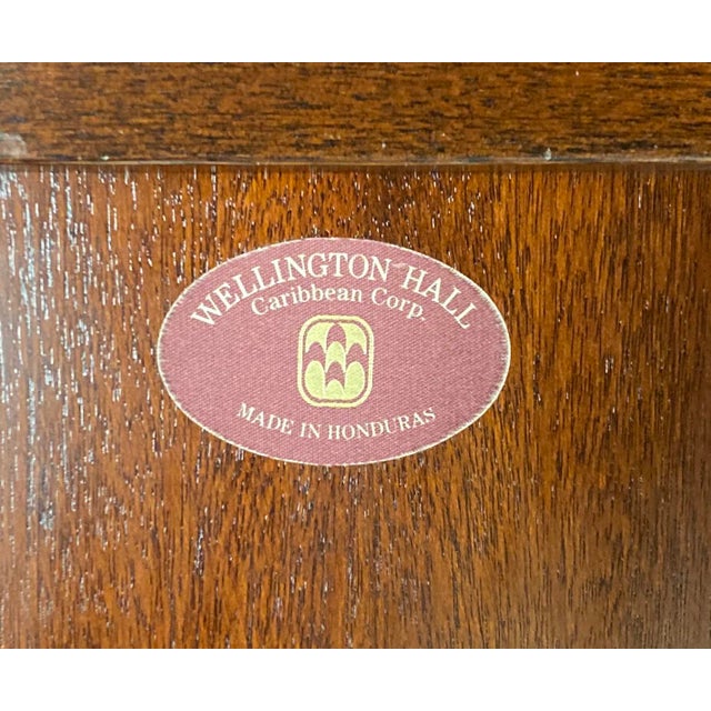 Vintage Wellington Hall Chippendale Style Mahogany Display