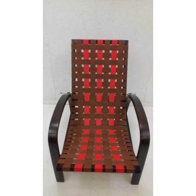 Art Deco Adjustable Armchair by Jindřich Halabala, 1930s, in Very Good conditions. Designed 1920 to 1949 This piece is...