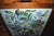 Early 1900's needlepoint fireplace screen with a beautiful Jacobean floral design. It is framed in quarter sawn oak. This...