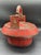 Red Antique Chinese Red Laquer Wedding Basket For Sale - Image 8 of 11