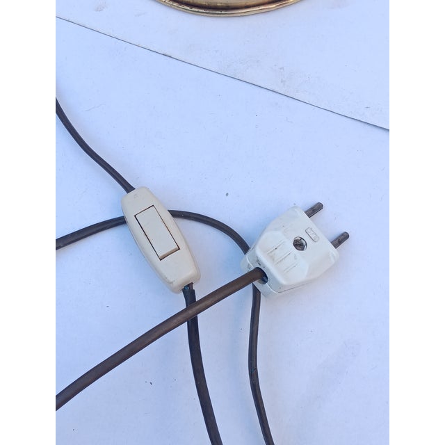 Vintage Brass Shell Desk Lamp, 1930s For Sale - Image 4 of 7