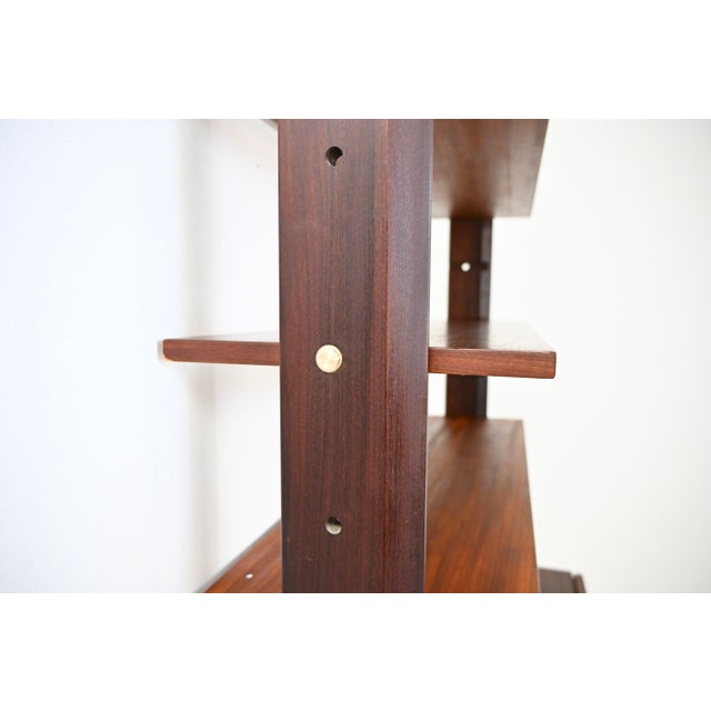 Wood Italian Wall Unit, 1960s For Sale - Image 7 of 10