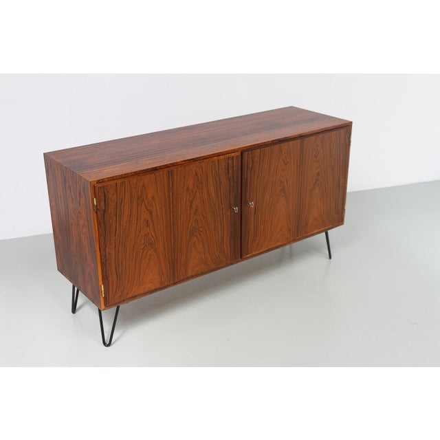 Wood Danish Rosewood Sideboard by Carlo Jensen for Hundevad & Co, 1960s For Sale - Image 7 of 18