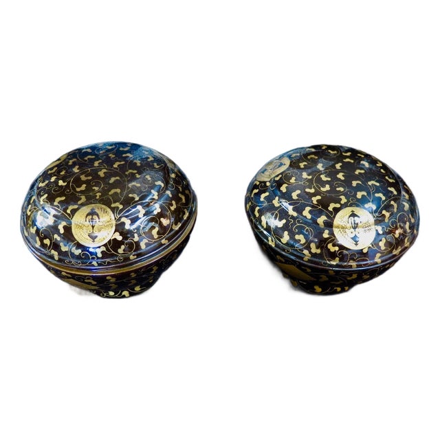 Early 20th Century Japanese Karabitsu Cake Boxes For Sale