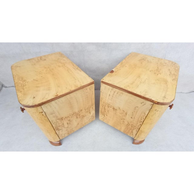 Bedside Tables by Jindřich Halabala for Up Závody, 1950s, Set of 2 For Sale - Image 13 of 18