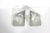 Mid-Century Modern Vintage Pair of Nybro Sweden Volcano Crystal Candleholder Bookends Designed by Tord Kjellstrom For Sale - Image 3 of 10