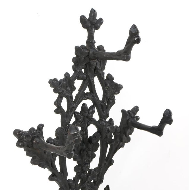 19th Century Cast Iron Red Riding Hood & the Wolf Porte Manteau or Hall Stand, 1890s For Sale - Image 5 of 15