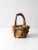 Farmhouse Vintage Twig & Moss Basket For Sale - Image 3 of 11