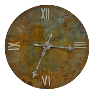 Vintage French Antique Metal Clock