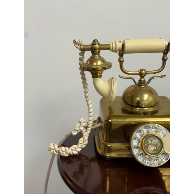 United States Telephone Company French-Style Rotary Telephone, 1967 For Sale - Image 4 of 12
