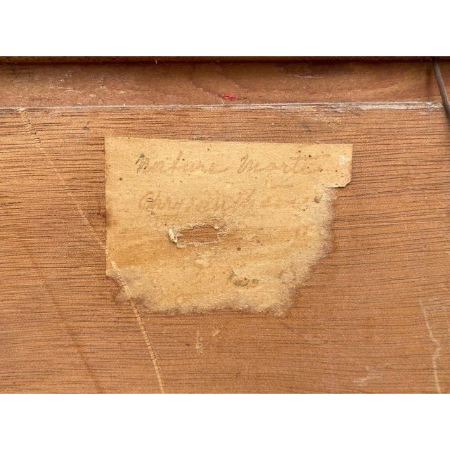 F. Barla, Bouquet of Flowers, Oil on Panel, Framed For Sale - Image 11 of 12